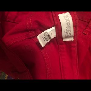 Express Skinny Jeans - Red